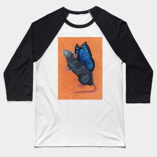 Grey Ratterfly Baseball T-Shirt